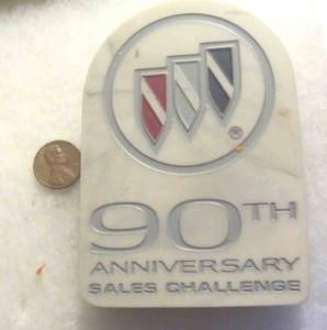 BUICK PAPERWEIGHT 90TH ANNIVERSARY