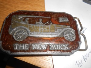 THE NEW 1921 BUICK BELT BUCKLE FROM THE 1970S