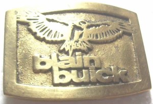 blain buick dealership belt buckle