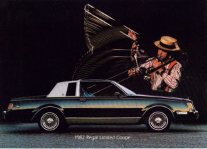 1982 buick regal limited postcard