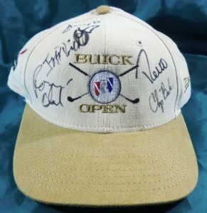 Buick Open Golf Tournment Autographed Baseball Cap