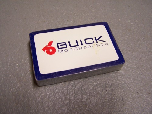 buick motorsports playing cards