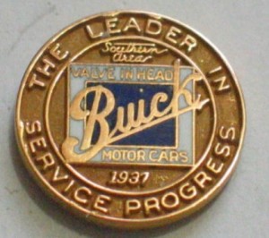buick the leader in service progress pin
