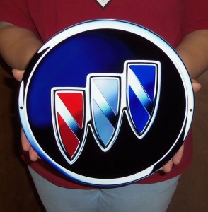 12 inch buick crest sign
