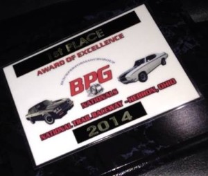 2014 BPG Nationals 1st place plaque