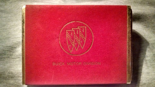 buick motor division playing cards