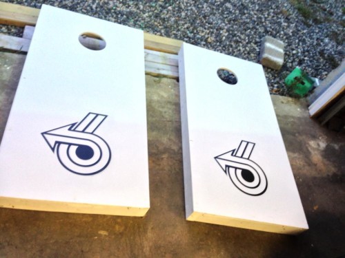 corn hole boards - toss game