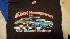 2001 midwest challenge buick horsepower shirt