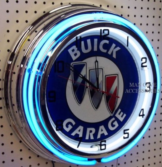 Neon Buick Clock
