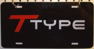 buick t-type logo license plate