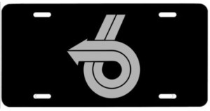 buick v6 logo license plate