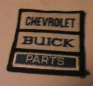 chevrolet buick parts uniform patch