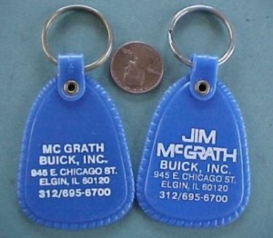 jim mcgrath buick dealer keychain