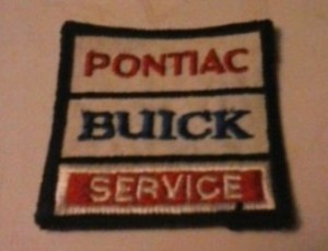 pontiac buick service uniform patch