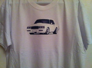 white buick turbo t shirt