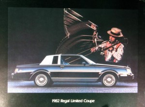 1982 Buick Regal Limited Dealer Showroom Poster