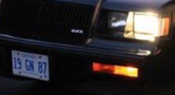 1987 gn license plate