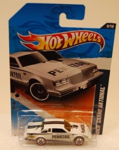 Hot Wheels 2011 Walmart Exclusive Buick Grand National Red line Wheels 2