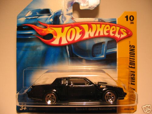 Buick Hot Wheels Short Card Variations - European Versions