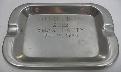 1948 Buick 22nd Xmas Christmas Party Ash Tray