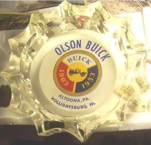 1953 olson buick ashtray