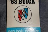 Vintage Buick Matchbook Covers
