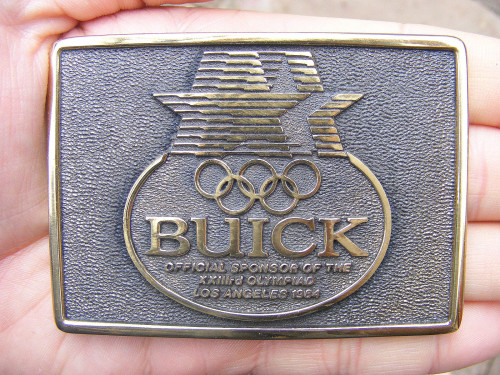 1984 olympics buick belt buckle