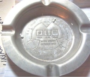 1985 BOC ashtray