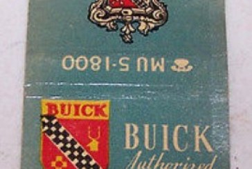Buick Car Dealer Book Matches