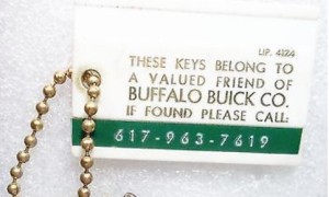 buffalo buick keychain