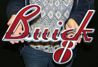 buick 8 emblem sign