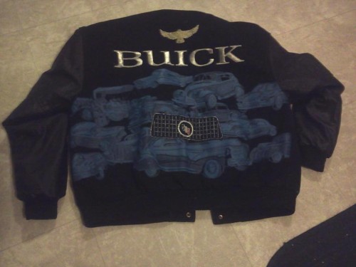 buick anniversary jacket back