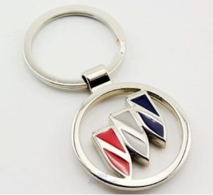 buick logo metal keychain