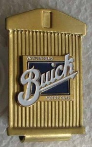 buick motor cars money clip