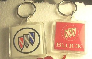 buick motor division factory key chain