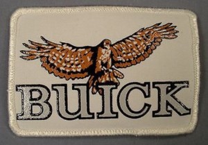 vintage buick hawk patch