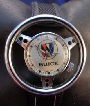1970s Swiss Rally Steering Wheel Buick Watch