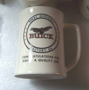 BUICK COFFEE MUG FROM FINAL ASSEMBLY FACTORY #04