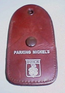 Buick Leather Change Purse