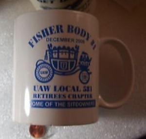 FISHER BODY #1 COFFEE CUP