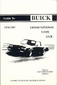 buick gn facts and figures book