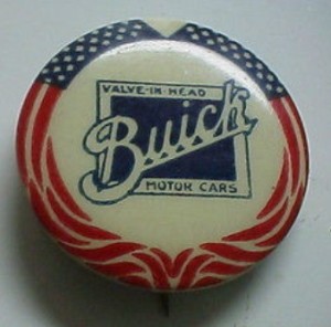buick motor cars button