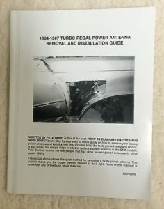 buick regal power antenna repair book