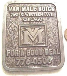 van male buick dealer paperweight 1