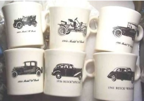 buick fiesta coffee mug set of 6