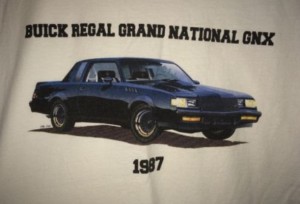 87 buick gnx tshirt