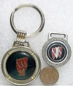 antique buick logo key rings