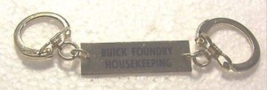 buick foundry housekeeping key ring