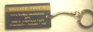 buick works engineering keychain