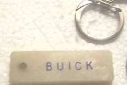 Buick Name Key Rings